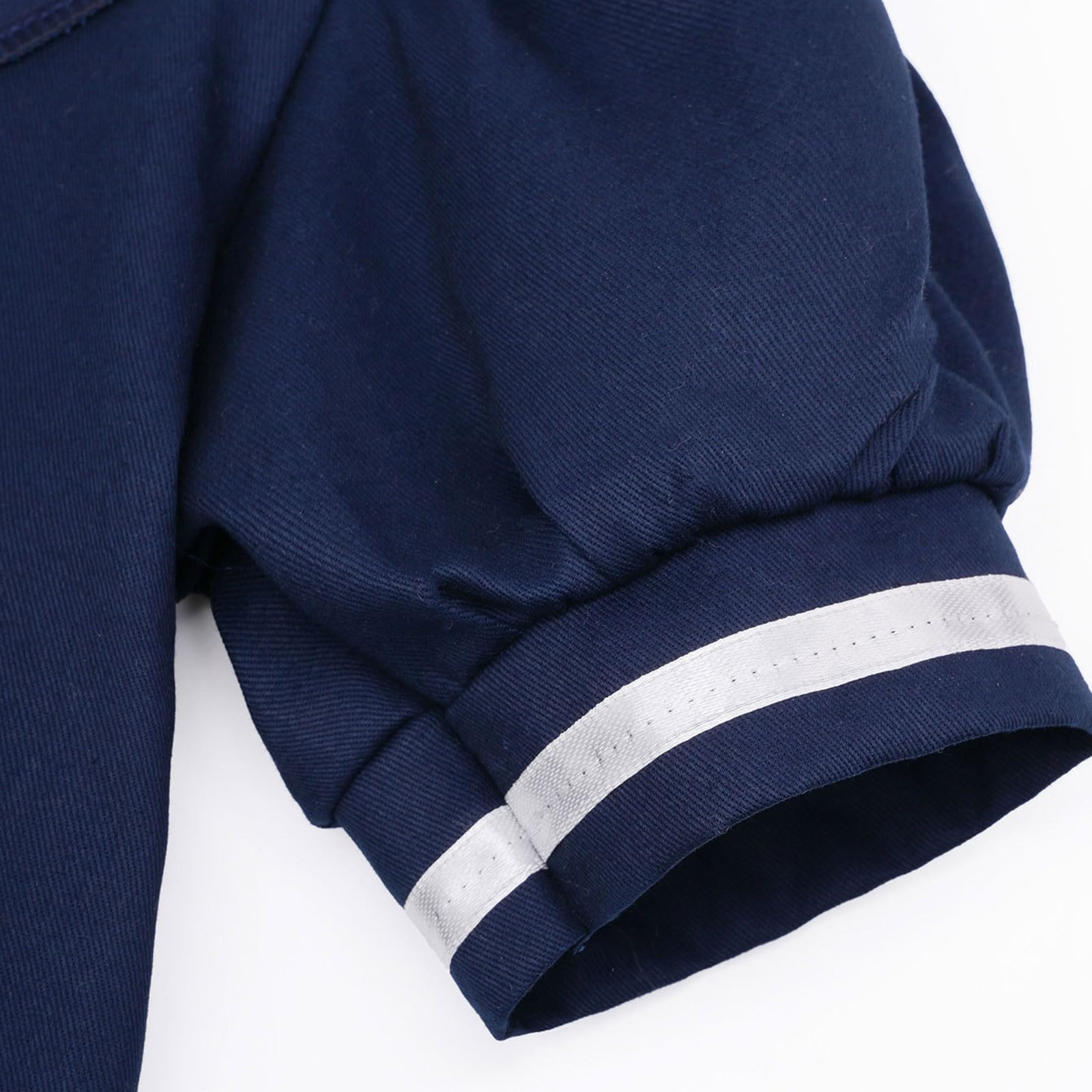 Elegante costume da marinaio per bambini con gonna a pieghe per teatro scolastico e feste