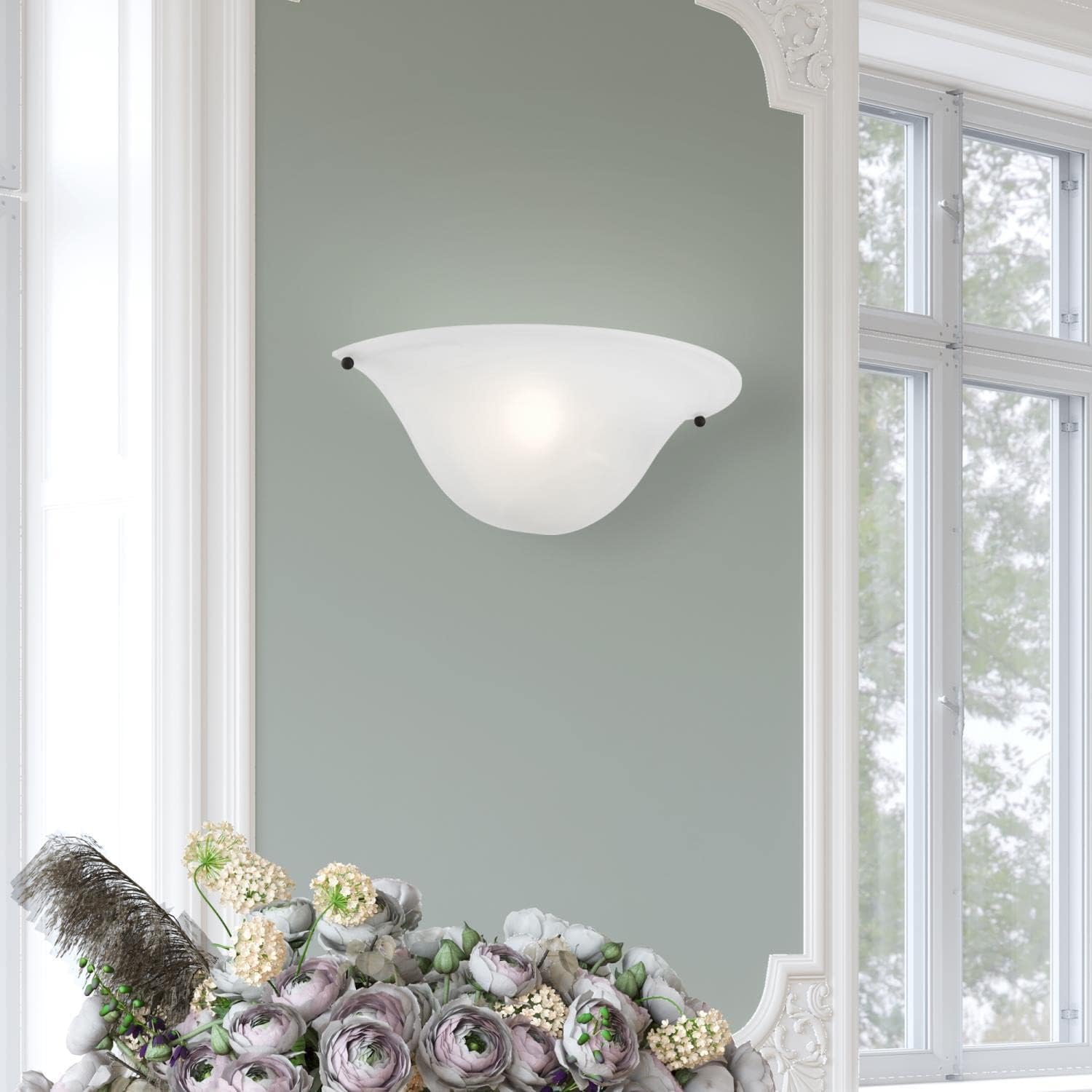 Livex Lighting Wynnewood 1 Light Wall Sconce Black Finish