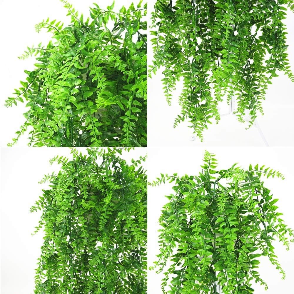 Dekorly Artificial Fern Vines - Jungle Party & Home Decor -3 Dekorly Artificial Fern Vines - Jungle Party & Home Decor -3