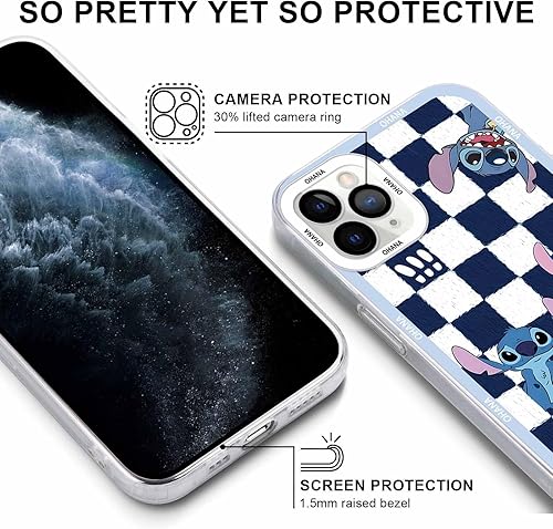 Miniatura 4 de Paquete de 2 bonitas fundas de teléfono de dibujos animados para iPhone 11 Pro MAX de 6.5 pulgadas, diseño femenino de anime kawaii, fundas de