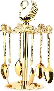 Tyenaza 6Pcs Coffee Spoon, Dessert Spoon, Cre...,