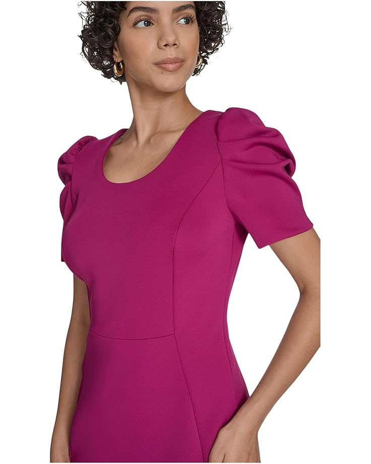 Calvin Klein Short Sleeve Square Neck Sheath - #3 of 3