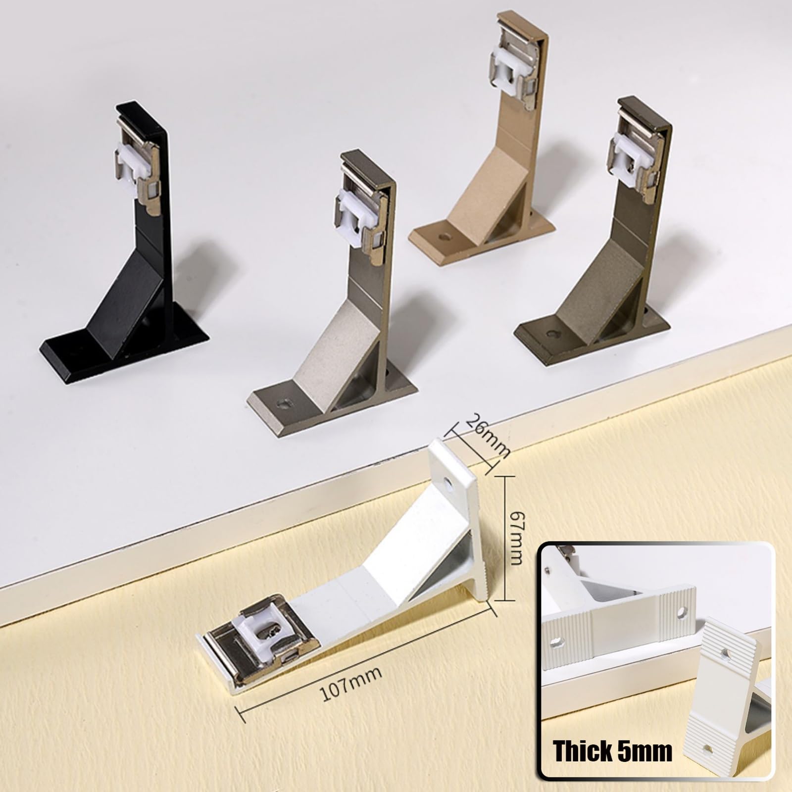 Indoor Wandmontage ein g Außenbereich Hausstil ideale per Schlafzimmer Küche Wohnzimmer grau 1 5 m lang - vielseitig & moderno.
