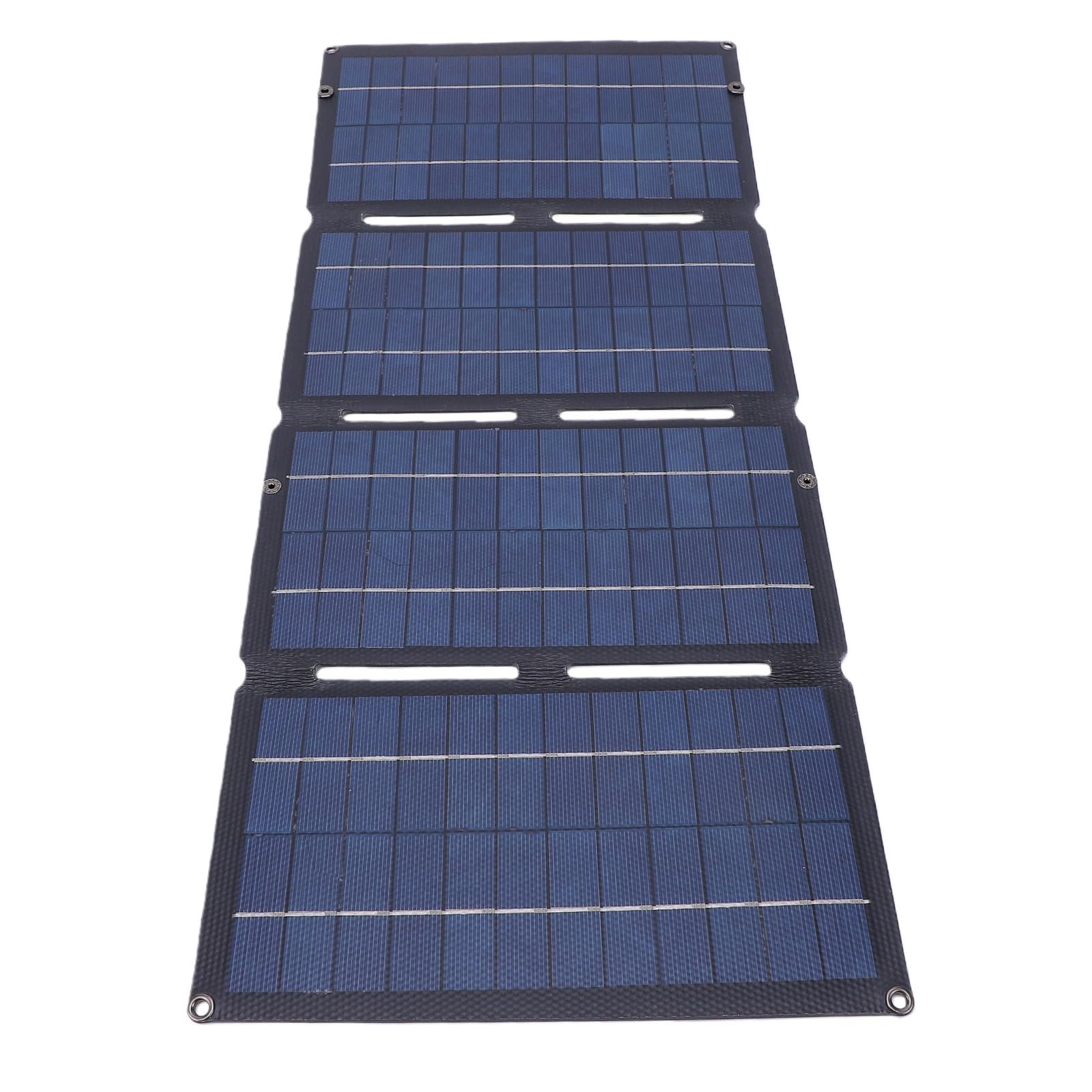 Fockety Panneau Solaire Portable, Panneau Solaire Pliant 12 V 5 V à Rapide 80 W Double Sortie USB Chargeur Solaire Pliable Monocristallin pour Le Camping Pêche en Camping-Car