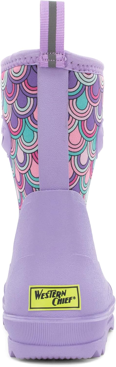 Western Chief Kids Traverse Neoprene Cold Weather Boots – Waterproof, Insulated, Warm, and Comfortable Winter Boots for Girls & Boys, – Kids Rubber Rain Boots with Fleece Lining - Image 5