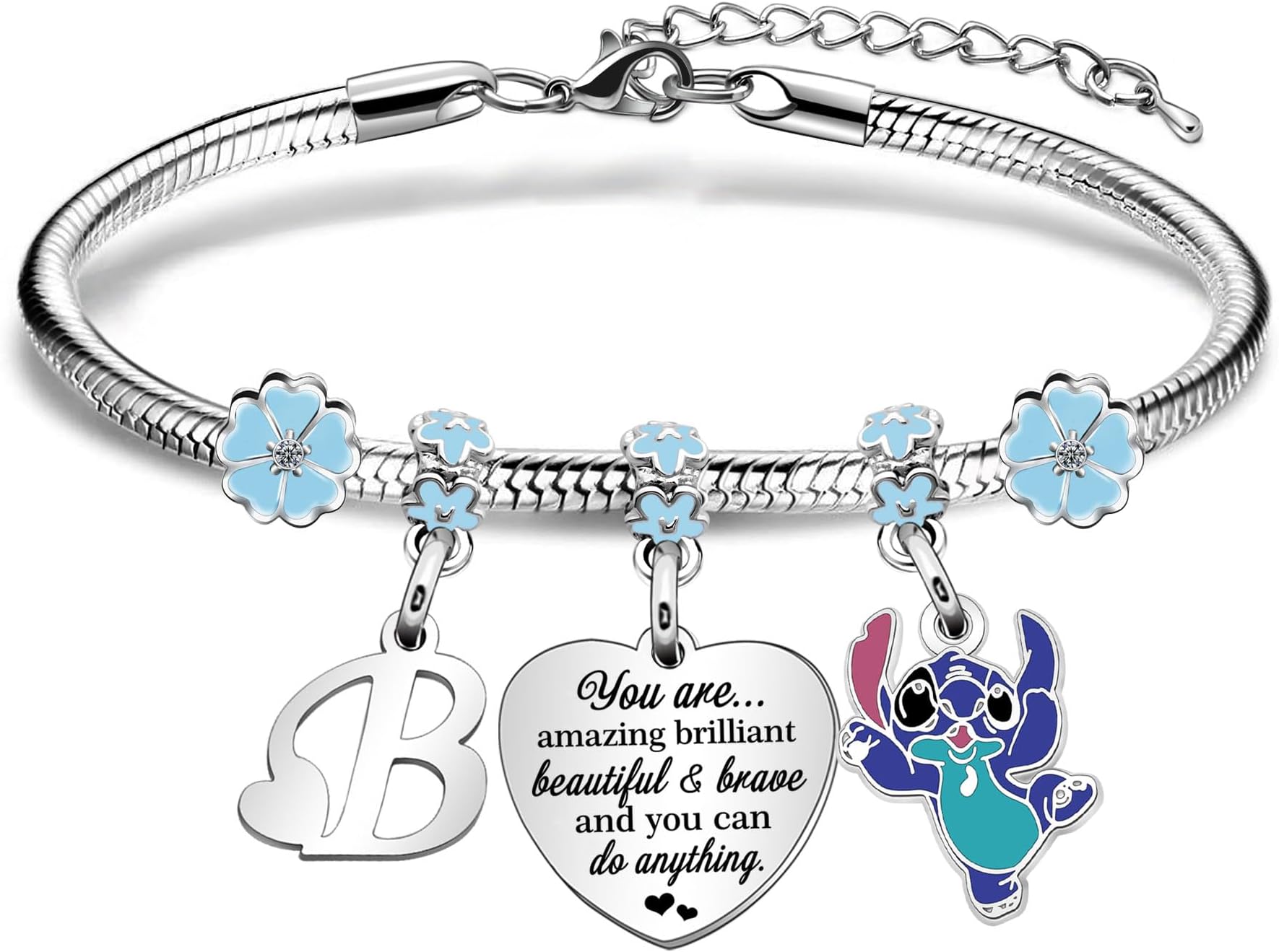 Vistaric Inspirational Initial Stitch Bracelets For Women Girls Teen Birthday Christmas Stitch Gifts Letter Bracelet Jewellery You Are Amazing Brilliant Bracelet Gifts