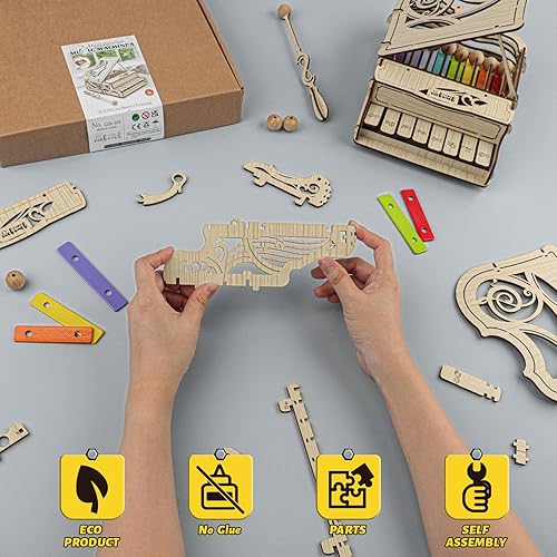 Miniatura 3 de nicknack Kits de modelo de madera 3D, rompecabezas de madera para adolescentes y adultos