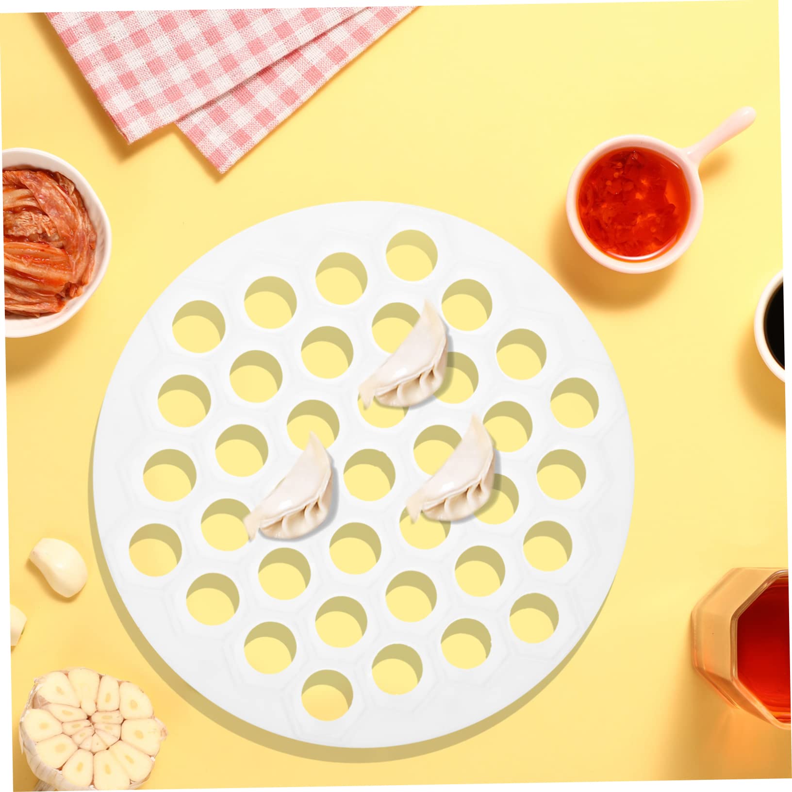 FUNOMOCYA Mold Multi Dumpling Maker Kitchen Mold for Homemade Ravioli Boiled Fried Dumplings Space Saving Design for Prep Reusable