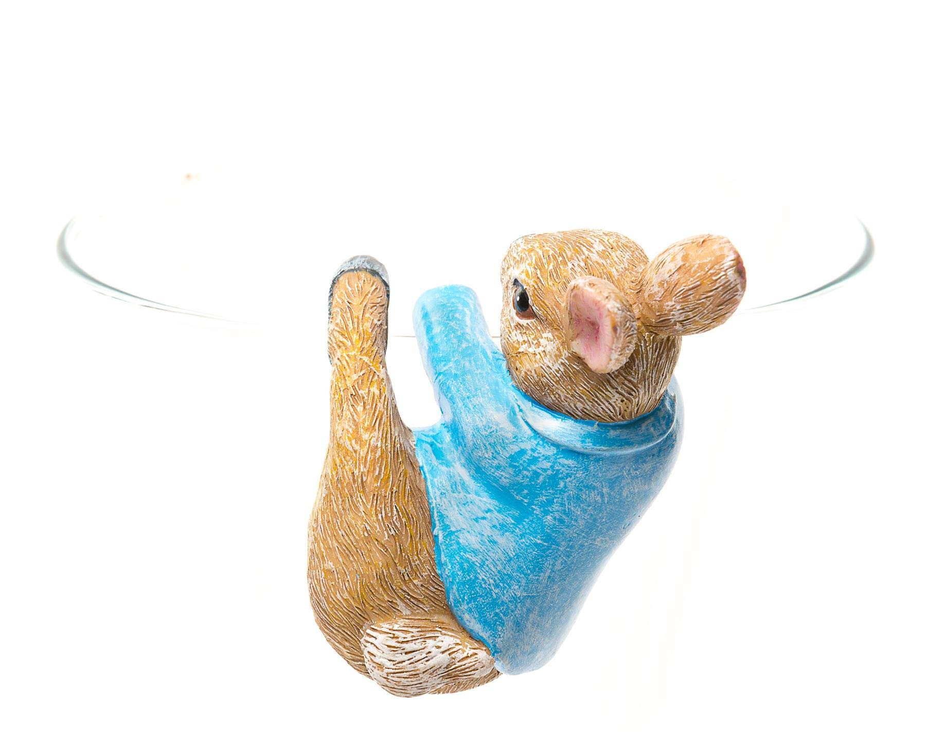 Pot Buddies Beatrix Potter Pierre Lapin Figurine Grimpante Pot de Fleurs à Suspendre - Figurine de Jardin Fabriquée à la Main - Figurine Décorative de Pot de Fleurs pour l’Extérieur ou l’Intérieur