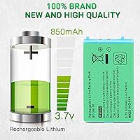 Vista 6 de Xahpower Juego de accesorios Gameboy Advance SP Gameboy, 1 cable de carga y 1 paquete de batería para sistemas Game Boy Advance SP (GBA SP)