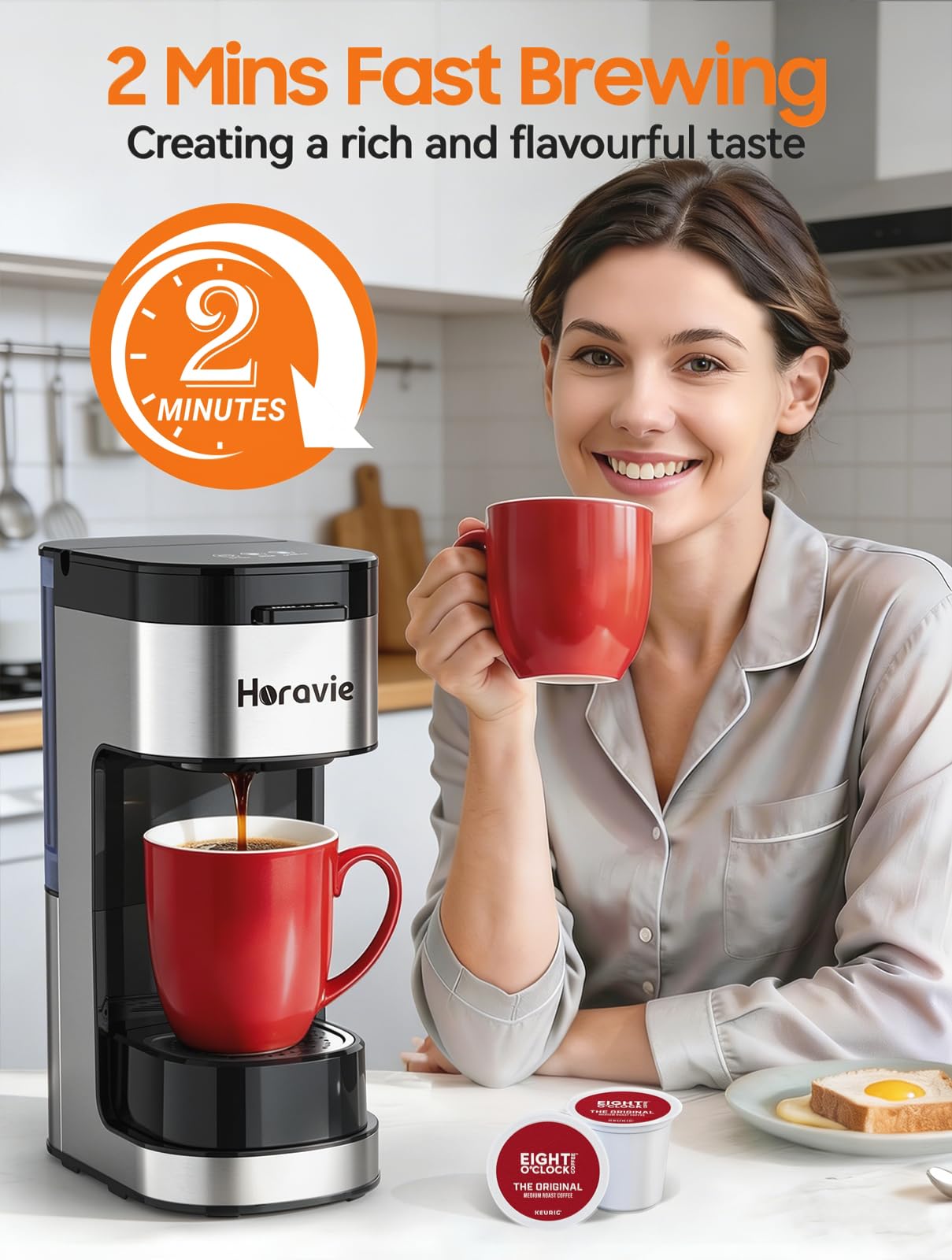 Horavie Hot and Iced Coffee Maker — view 3
