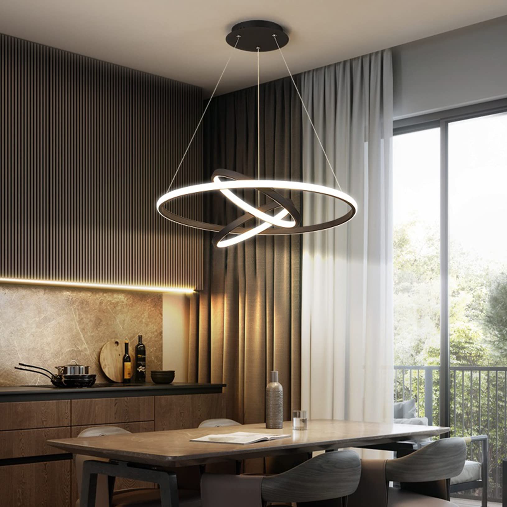 Bellastein Lampe à Suspension LED Moderne Table à Manger