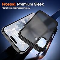 Vista 398 de TAURI Funda magnética 2 en 1 transparente para iPhone 14 Pro, compatible con Magsafe [no amarillenta] con protector de pantalla, protección de grado