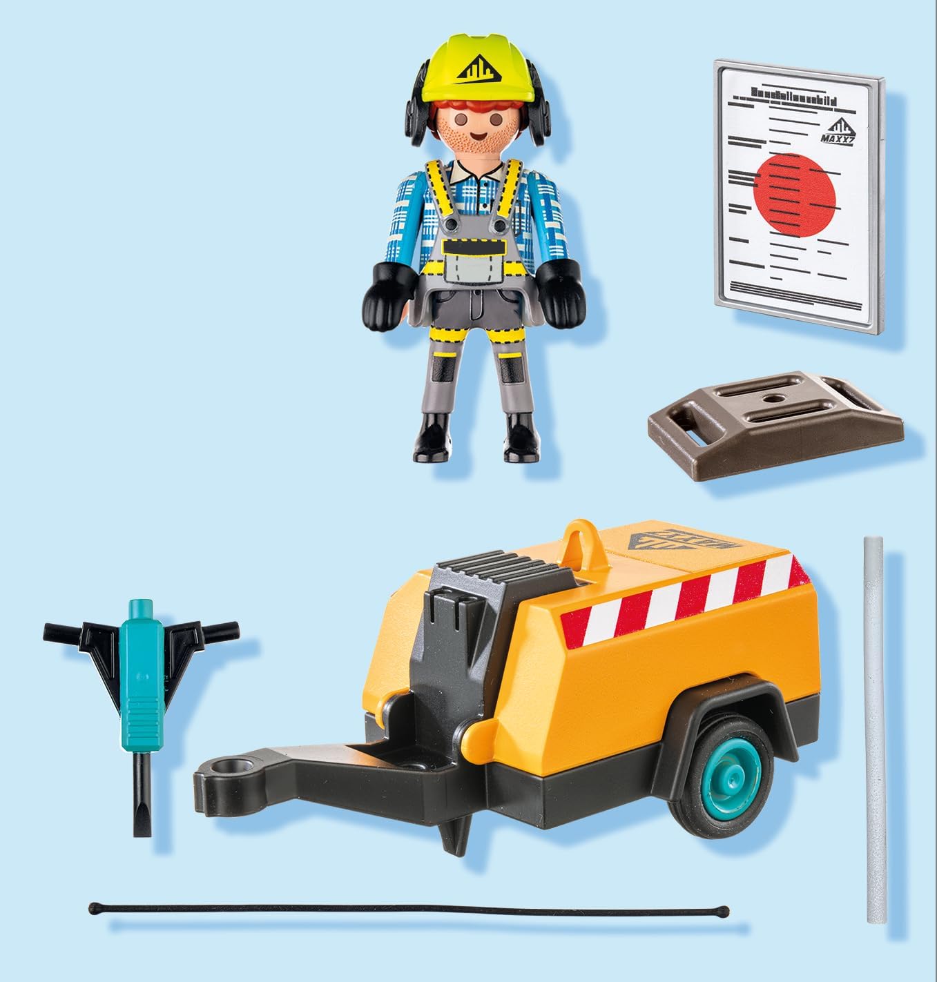 OUVRIER MARTEAU PIQUEUR PLAYMOBIL PLL71752