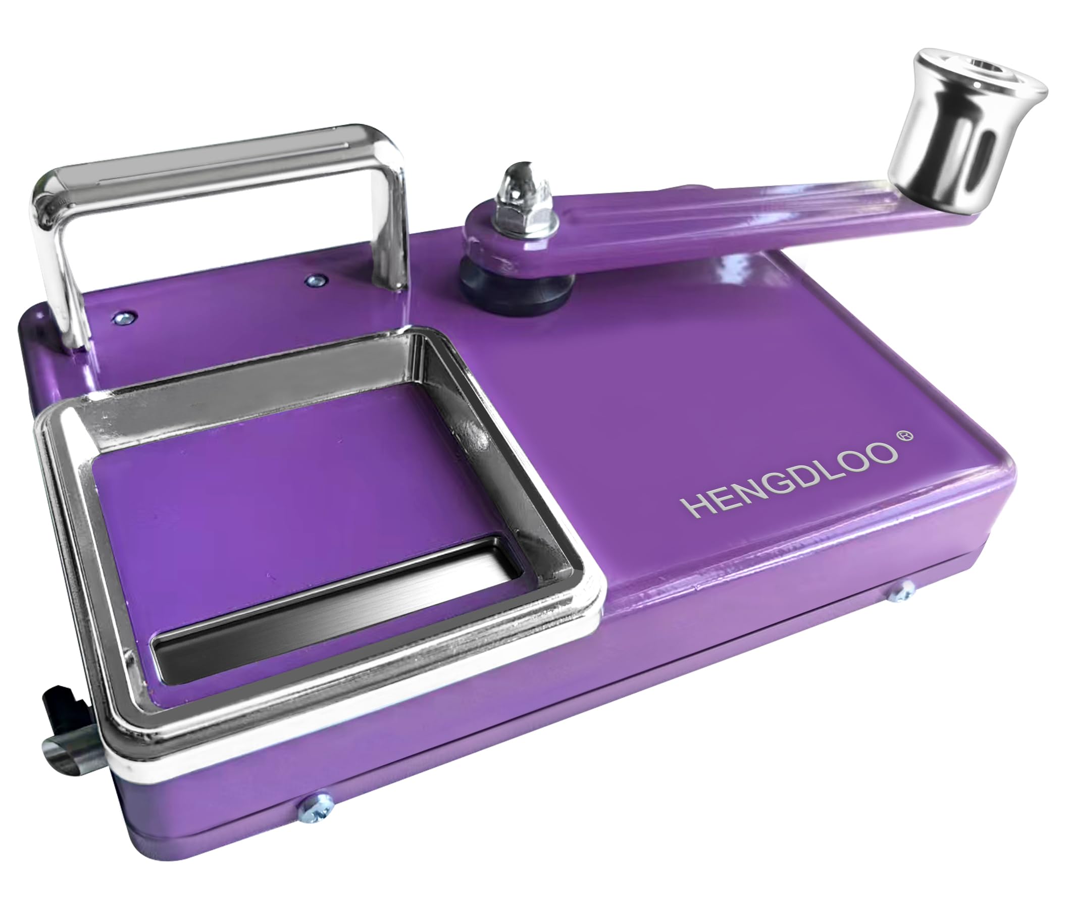Cigarette Rolling Machine, 8in Dual-Track Upgrade Cigarette Machines, Suitable for 8.0 MM Diameter Size Cigarette Paper Tube,Purple