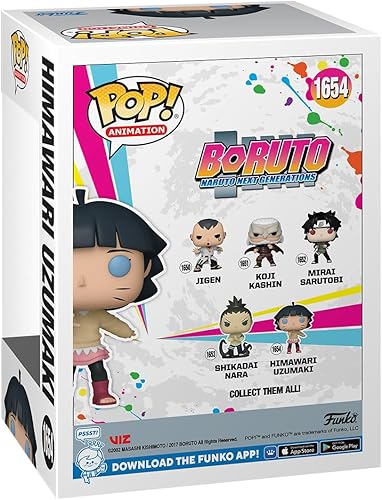 Miniatura 3 de Funko POP! Animation: Boruto - Himawari Uzumaki - 1/6 probabilidades para variante de persecución rara - Boruto: Naruto Next Generations - Figura de