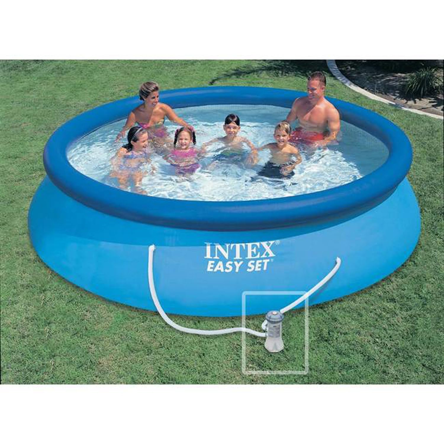 Intex - Piscine autoportée ø 3.66 m intex Plastique Bleu Ø 3.66 m