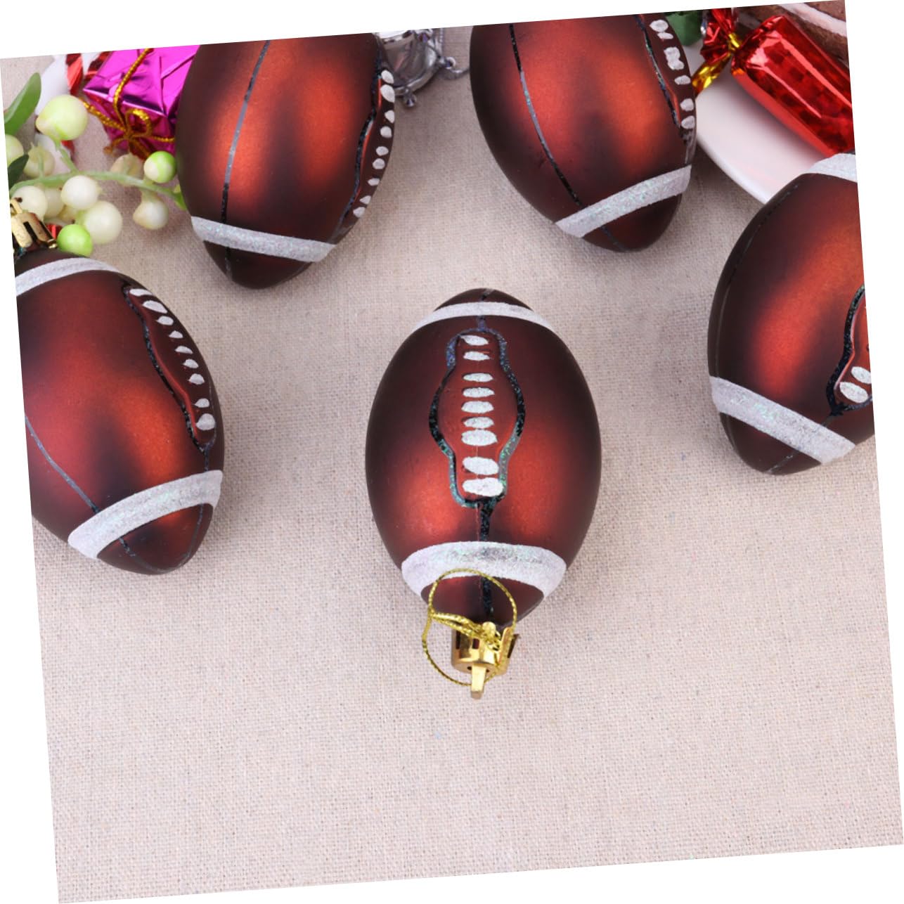 Ciieeo 6piezas Adornos De Bolas De Navidad Bolas Colgantes Festivas Plásticas para Decorar Hogar Árboles De Navidad y Fiestas