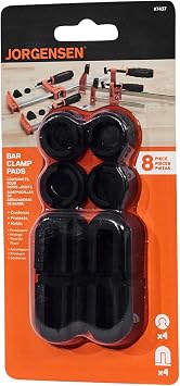 Pony Jorgensen 7437 Work Protecting Bar Clamp Pads, 8 Pieces
