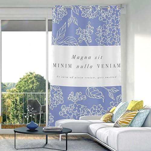 Miniatura 5 de Cortinas opacas para puerta, cortinas para tratamiento de ventanas, cortinas de piso a techo, cortinas de café, cortinas para cocina, tarjeta