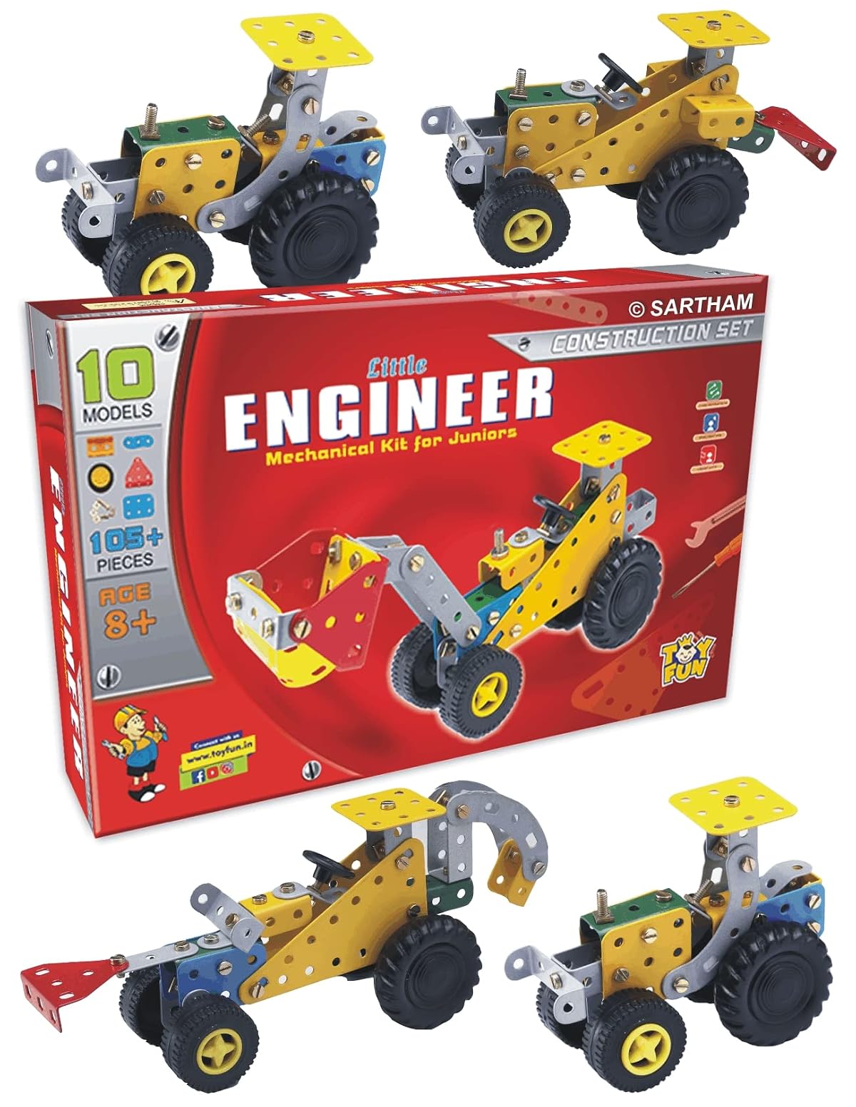 SARTHAM Construction Set, Age 8+ | Mechanical and Engineering Toy Set for Kids