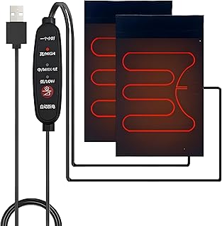 バイク用グリップヒーター 巻き付け式 USB給電 スイッチ付き 防寒ホットグリップ バイク グリップ ホットカバー 3段階温度調整 速暖 取り付け簡単グリップヒーター 電熱ハンドル 自転車/オートバイ/原付/スクーターに適用 防水 防寒対策 冬