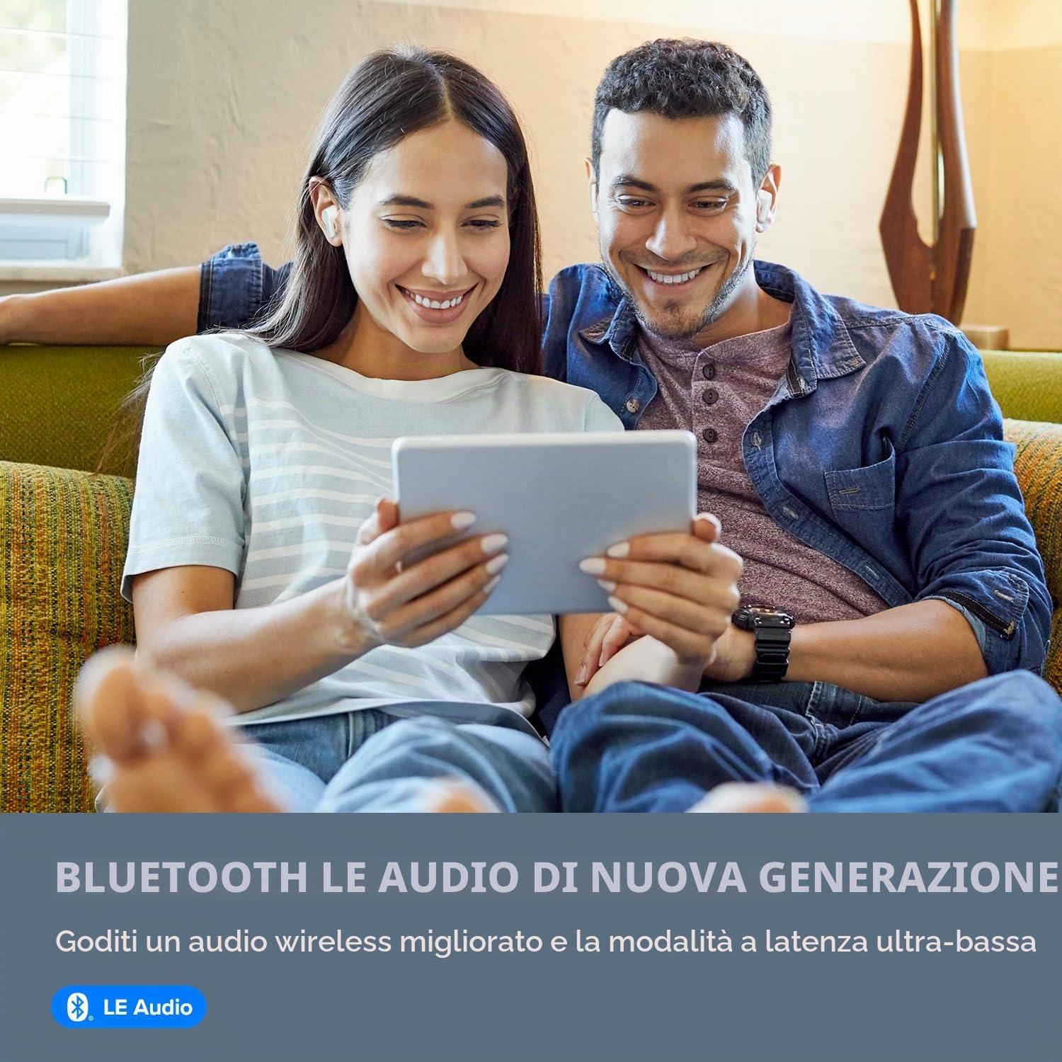 CREATIVE Zen Air Pro (Nero) Cuffie True Wireless con Riduzione Attiva del Rumore, Modalità Ambiente, LE Audio, Bluetooth 5.3, IPX5, Fino a 33 Ore di Autonomia della Batteria