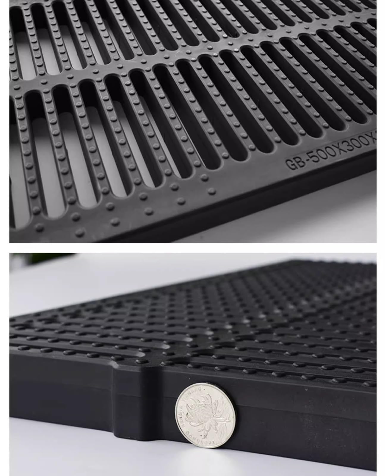 Tapa de Drenaje de Zanja de plástico polimérico para aceras, coladores de Drenaje de Canal Exterior, Placa de Rejilla de Drenaje de Entrada de vehícul