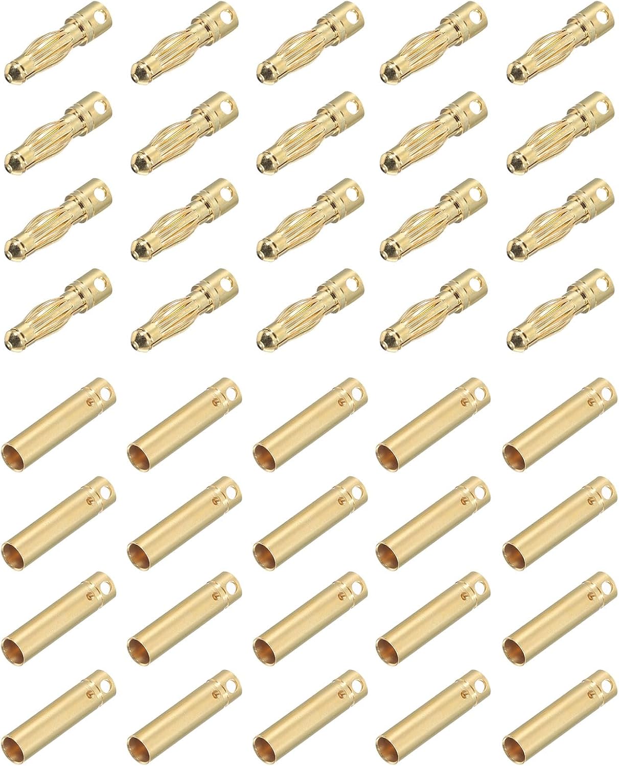 MECCANIXITY 20 Pares Conectores Banana Plug 4mm Macho Hembra