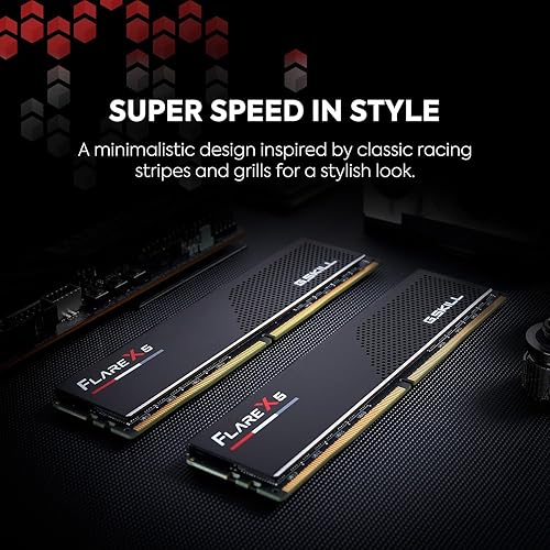 Miniatura 3 de G.SKILL Flare X5 Series (AMD Expo) DDR5 RAM 32 GB (2 x 16 GB) 5200MTs CL36-36-36-83 1.20V Memoria de computadora de escritorio UDIMM - Negro mate