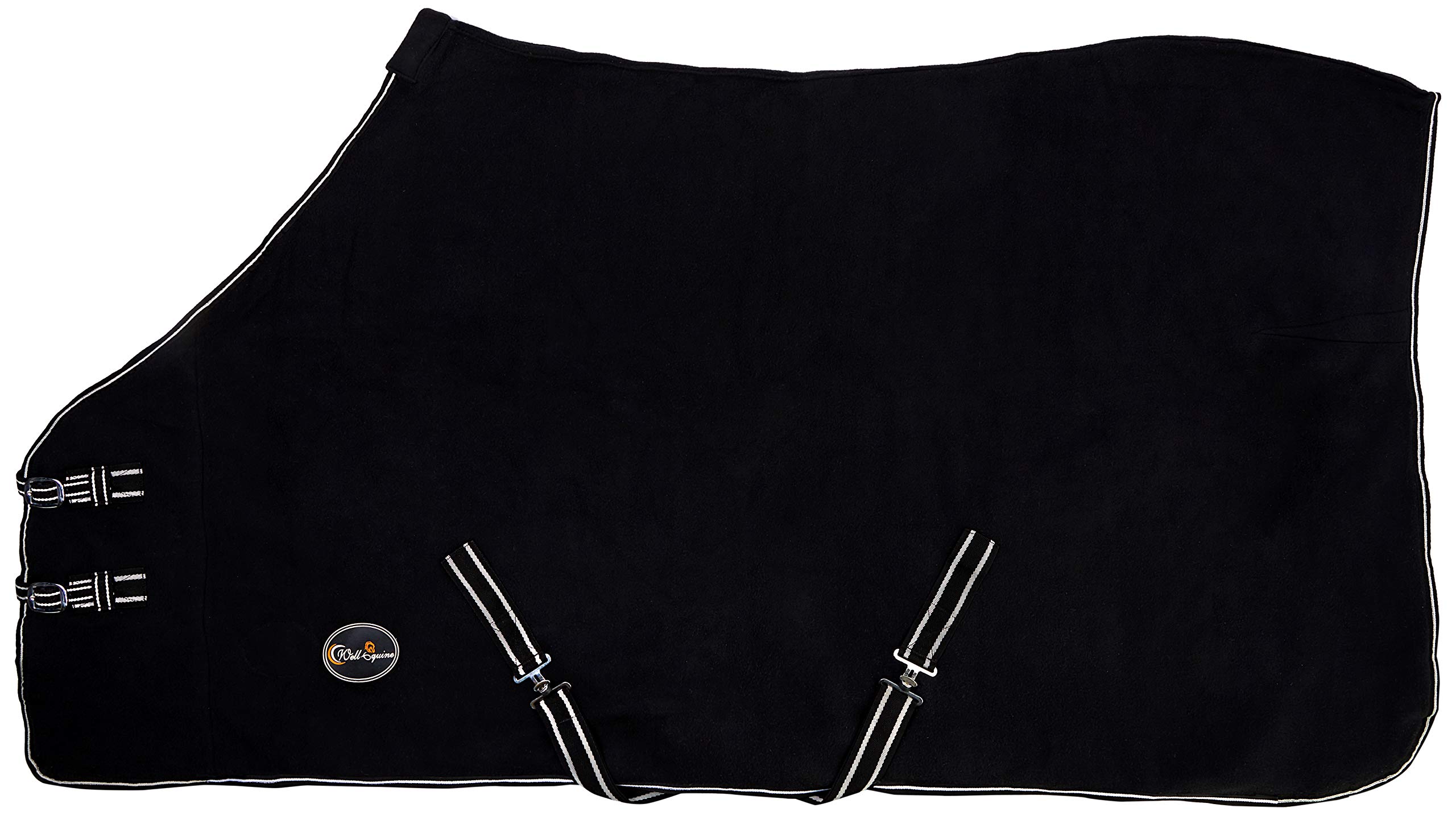 NEW HORSE COB PONY SHOW TRAVEL BLACK FLEECE RUG 3'6-7'0" stable cooler choice of Sizes…3'9"