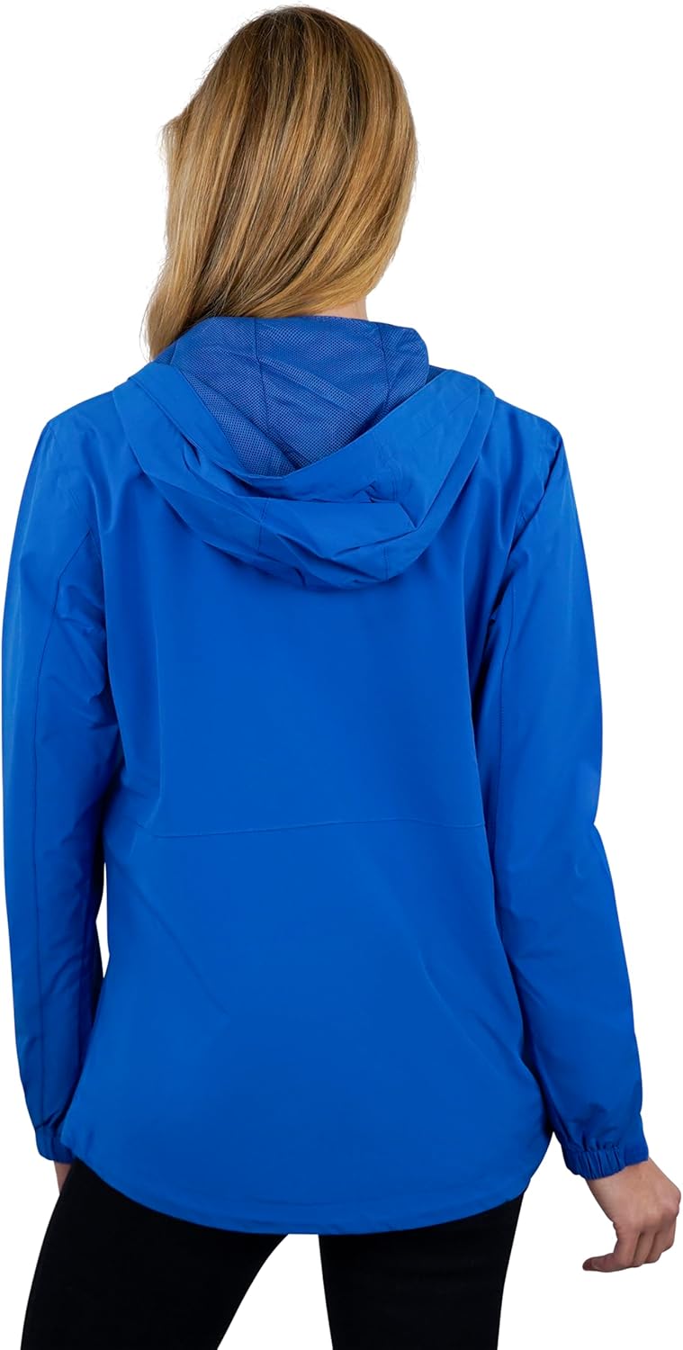 Vantage Apparel Women’s NCAA Newport Jacket – Waterproof, Windproof, Packable Rain Jacket
