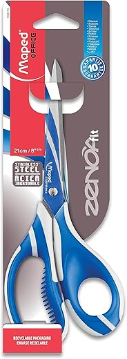 Maped Zenoa Fit Scissor (Blue and Green)