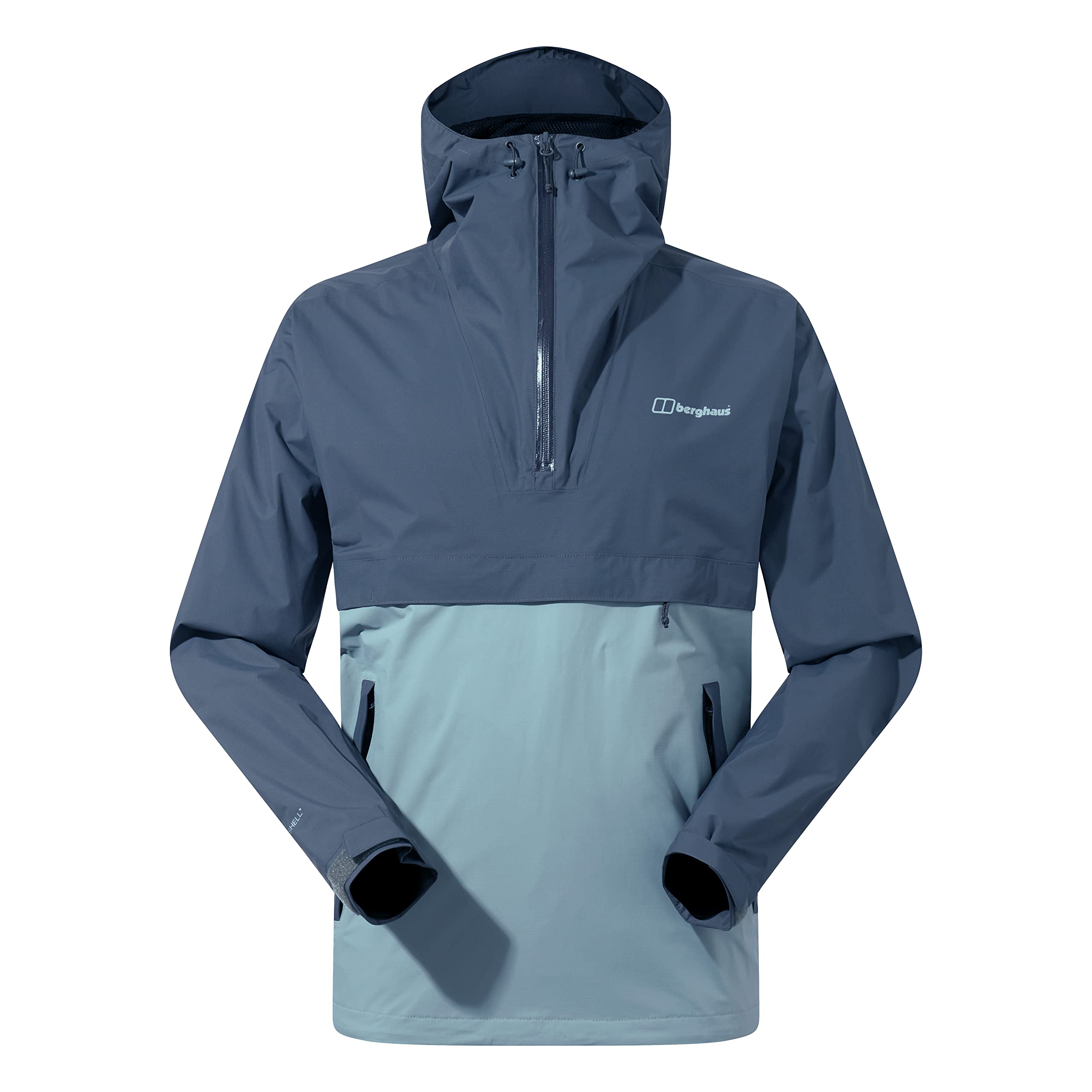 Berghaus Herren Vestment Smock Half Zip Wasserdichte Shell Jacke, strapazierfähiger, atmungsaktiver Regenmantel
