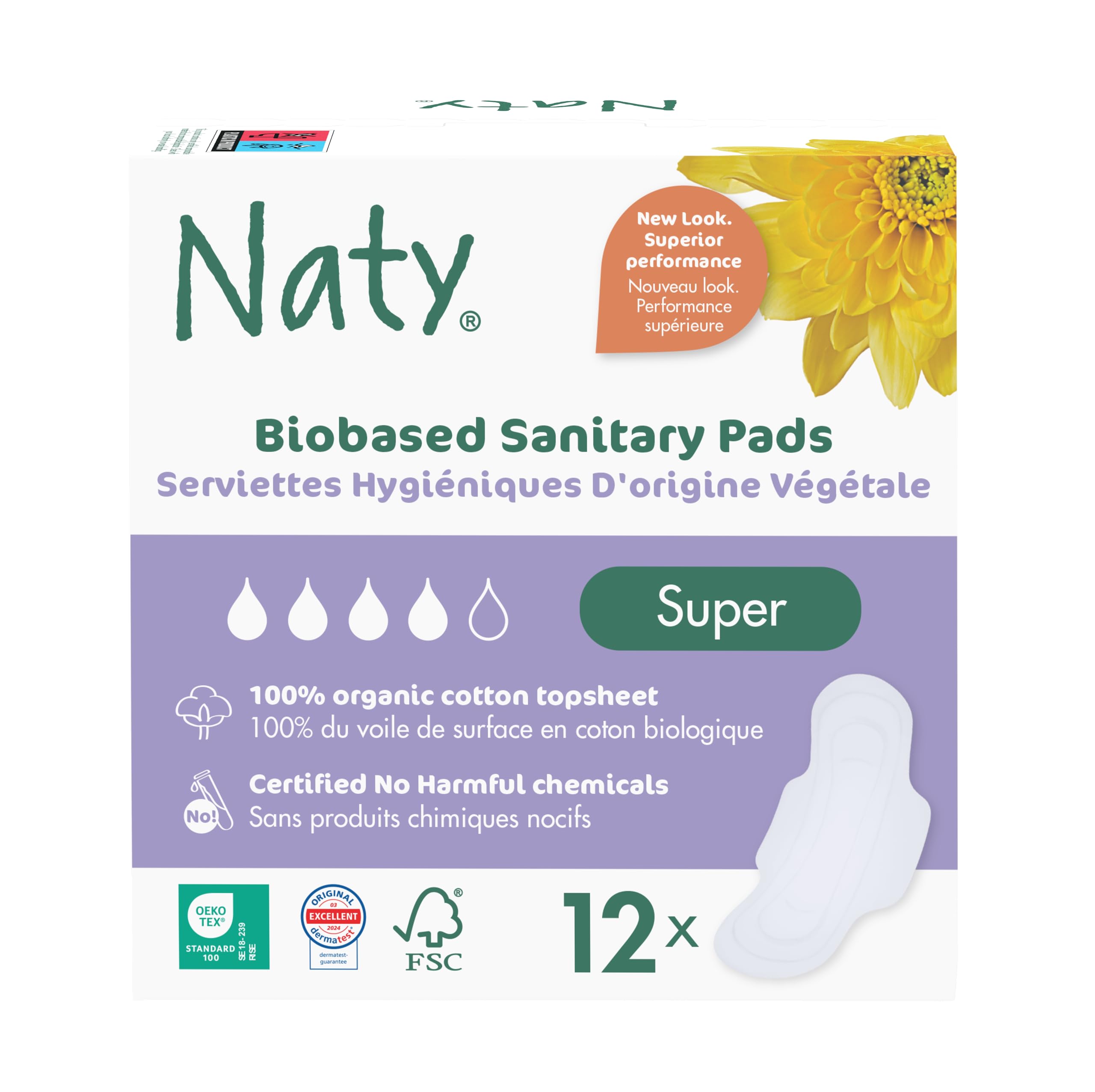 ECO by Naty Sanitary Towel - Super