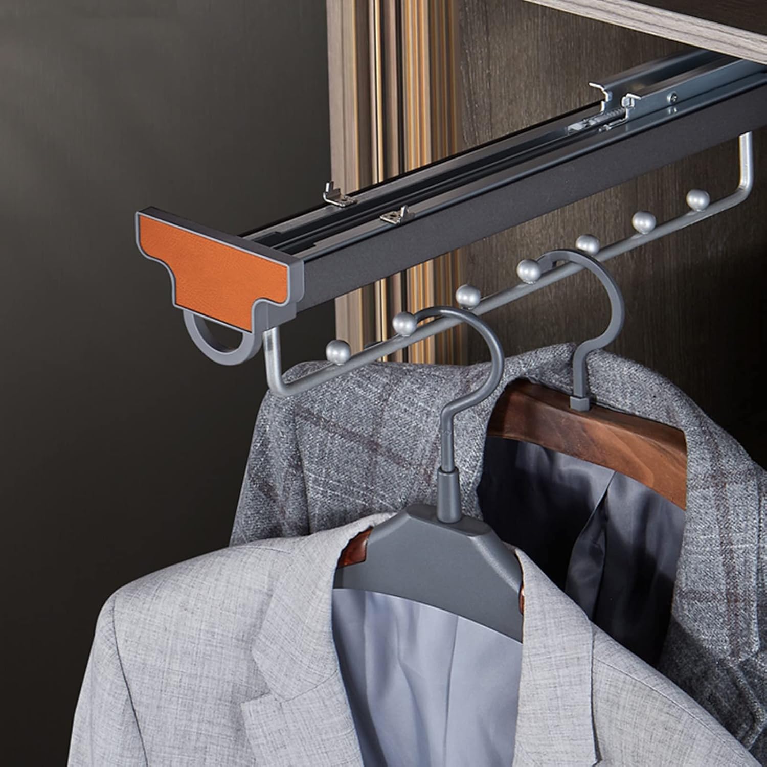 クローゼット ポータブルワードローブ折りたたみワードローブドア