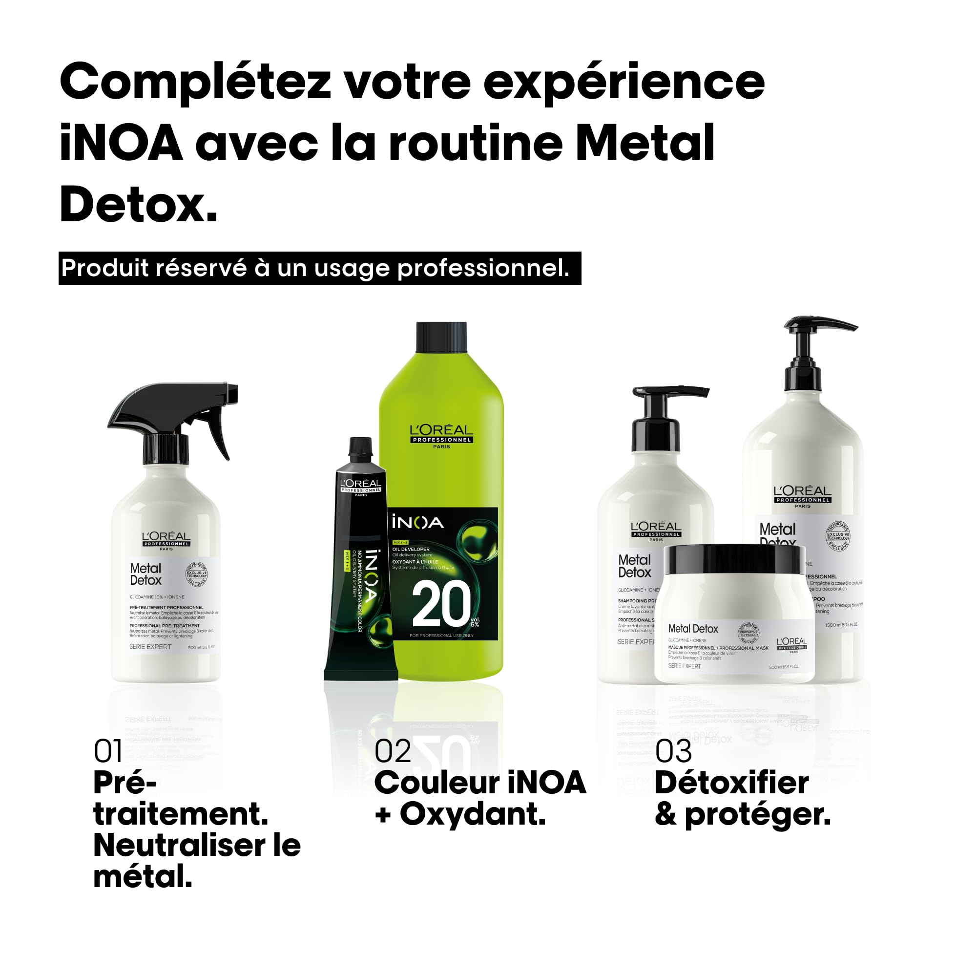 Teinture sans ammoniaque Inoa L'Oreal Expert Professionnel Nº 4,20