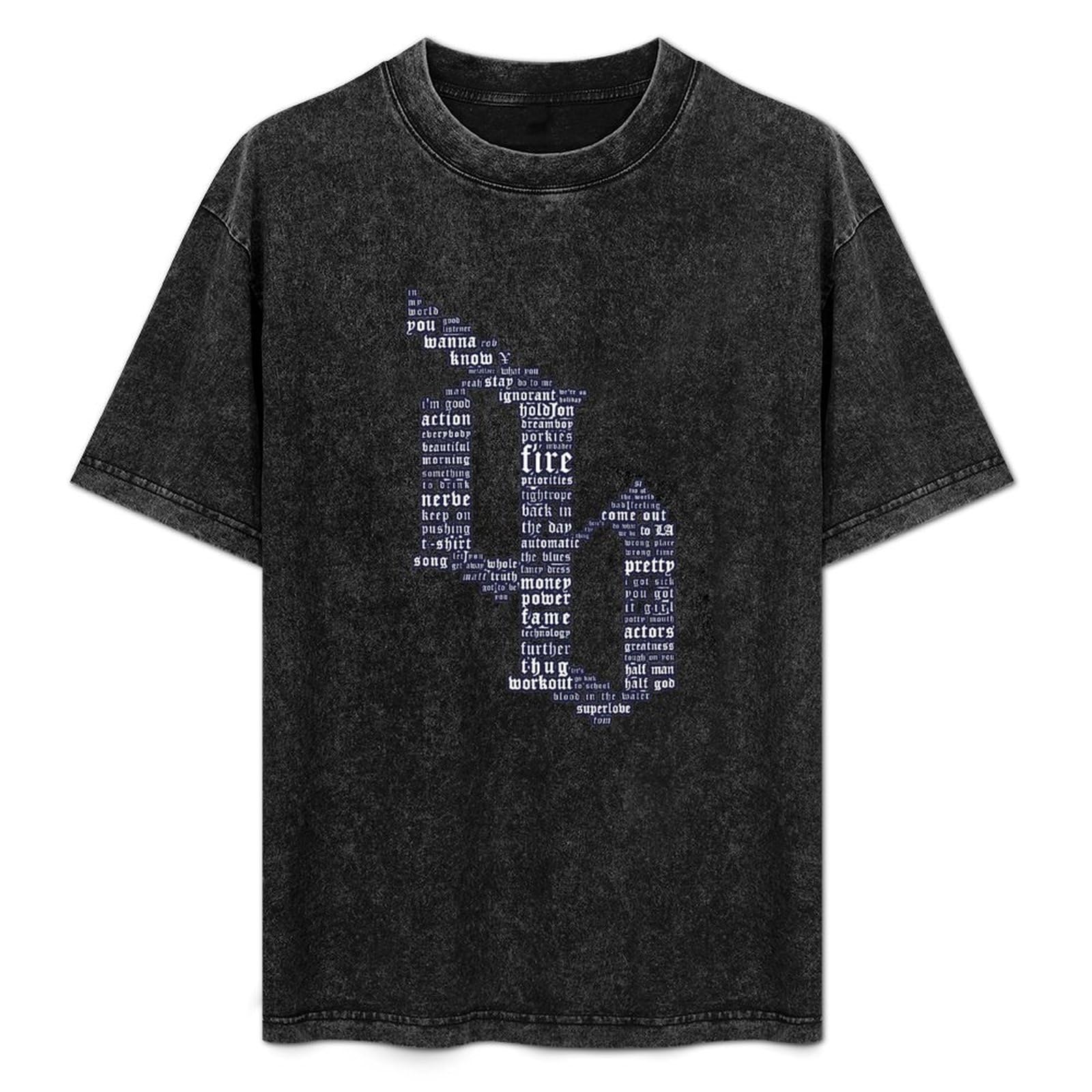 Barlotus Unisex Black Don Broco Men's T-Shirt Graphic Shirts Tee Xxl