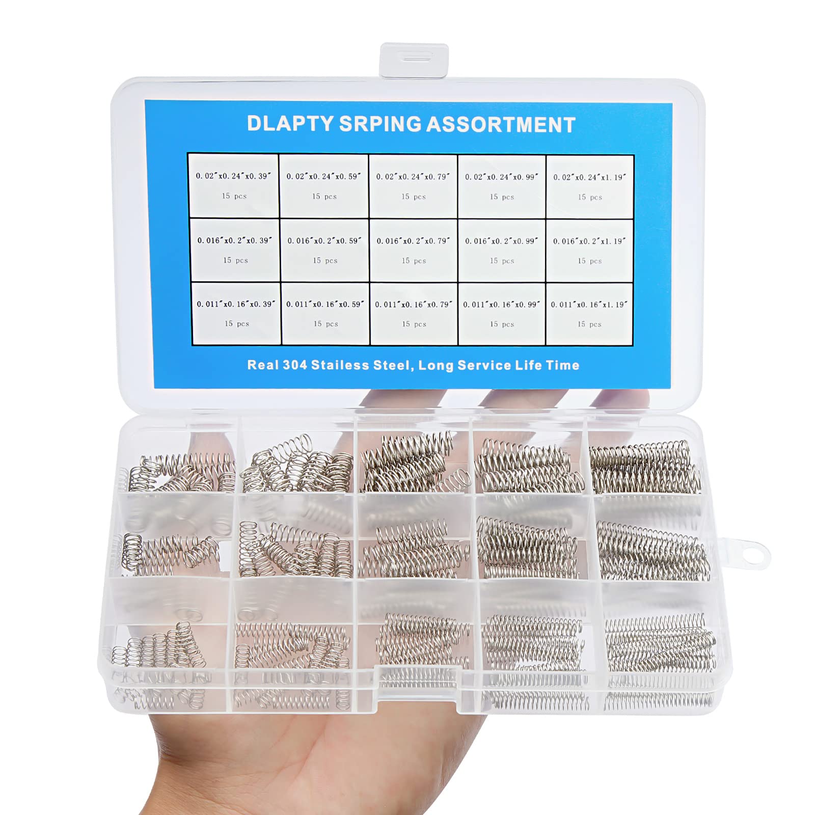 Sprit Designs Spring 6セット 100pcs. Small Springs Compression Kit Assortment Mechanical Steel Assorted