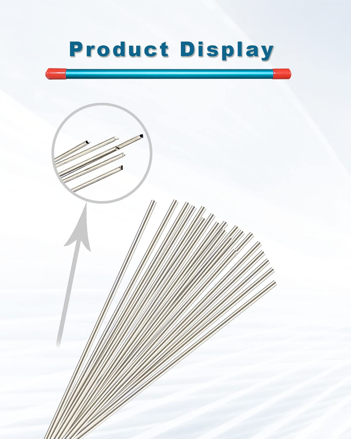 25 varillas de soldadura 15% plateadas, varilla de soldadura plateada de baja temperatura de 0.04 x 9.84 pulgadas, diseño único de embalaje de tubo de aluminio (0.04 x 9.84 pulgadas)