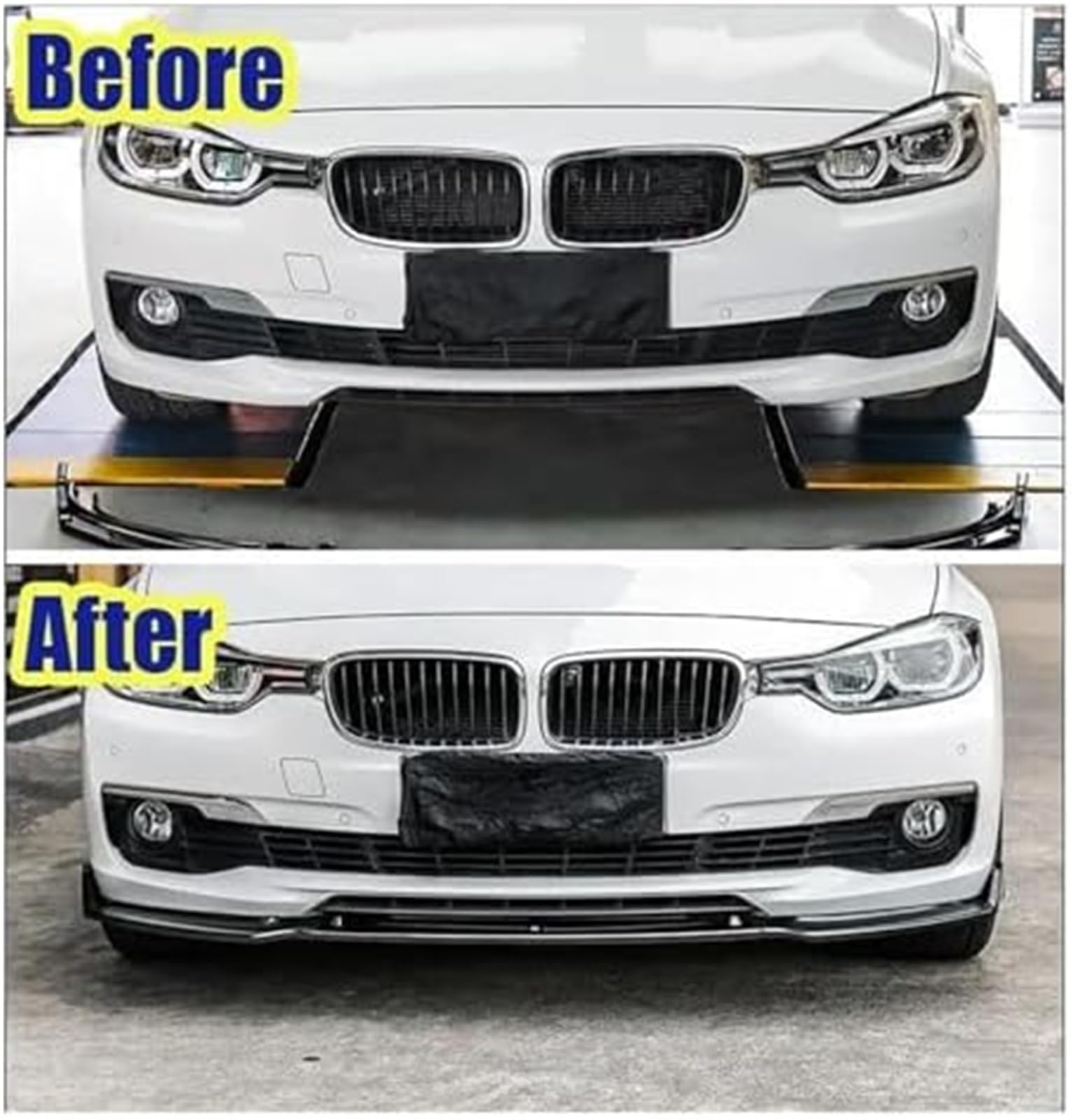 Splitter, dla dla BMW, 3 Series F30 F35 2013-2019 Body Kit