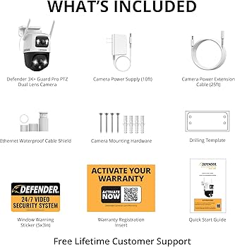 Y☆556 watchdog823 Amazon.com: Defender AI Powered Guard Pro 3K Plus Dual Lens