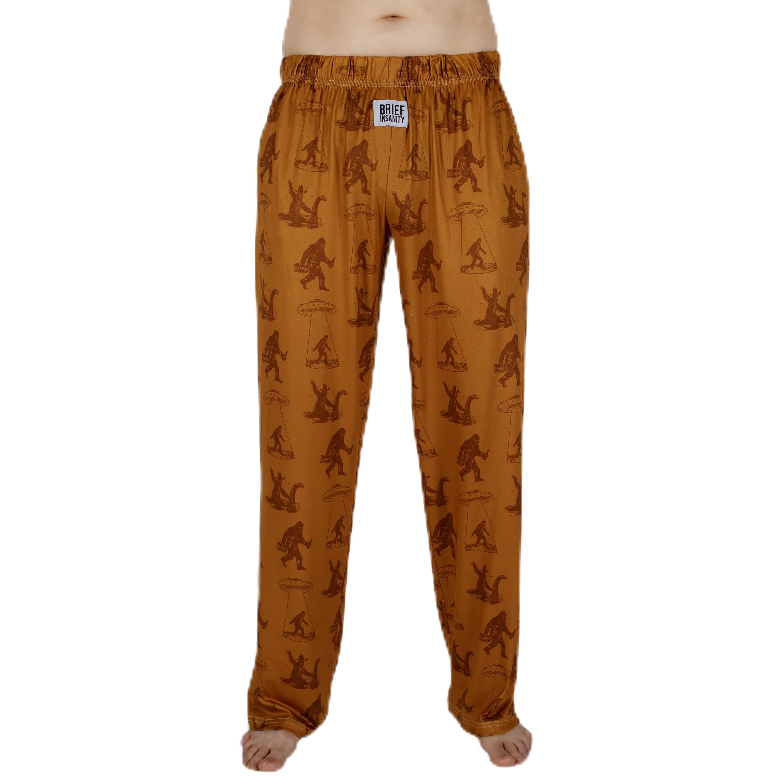 BRIEF INSANITY Lounge Pajama Pants - Comfy Lightweight Unisex Bottoms with Pockets - Soft Luxury Loungewear for Men & Women