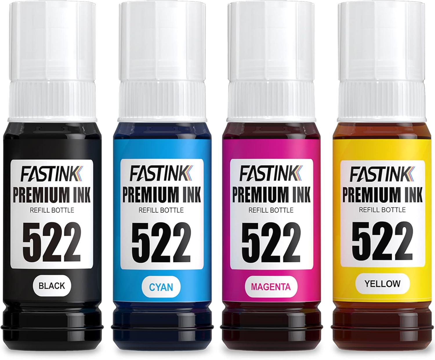 FASTINK Compatible Epson 522 T522 Refill High Capacity Ink