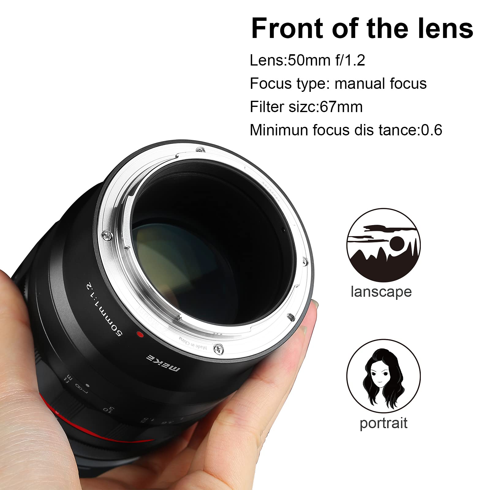 Amazon.com : Meike MK-50mm F1.2 Large Aperture Full Frame Manual