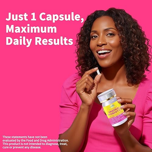 Miniatura 8 de Probióticos vaginales para mujeres con prebióticos y arándanos  Suplemento diario formulado por el Dr. Formulado para el equilibrio del pH femenino,