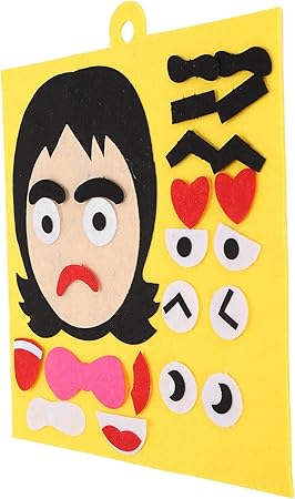 Amazon Diyの顔を変えるパズルのおもちゃ フェルトコットンの顔の表情ジグソーのおもちゃ簡単につなぎ合わせることができる顔の表情親子のdiy活動のためのパズルのおもちゃ けけする女 ジグソーパズル おもちゃ Amazon Diyの顔を変えるパズルのおもちゃ フェルトコットンの顔の表情ジグソーのおもちゃ簡単につなぎ合わせることができる顔の表情親子のdiy活動のためのパズルのおもちゃ けけする女 ジグソーパズル おもちゃ