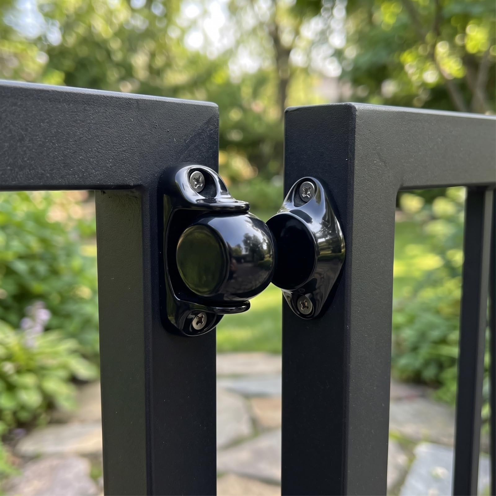 Colcolo Fermaporta in Acciaio Inox Porta Fermo Supporto Paracolpi Bloccaporte Pesante Cupola Finitura Nera Design Compatto Antinciampo Integrazione Moderna Adatto per Spazi Ridotti