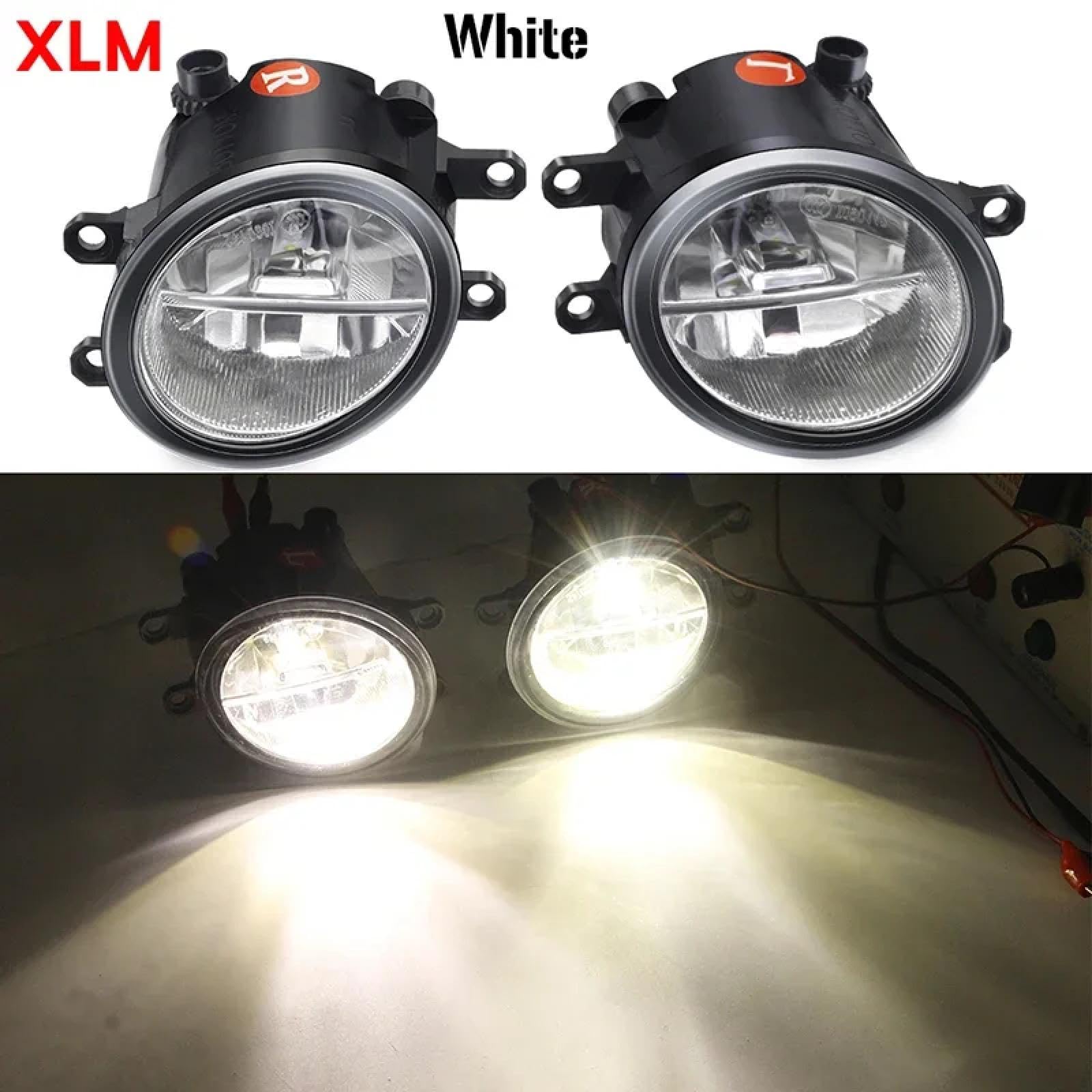 Mistlampen 2 X Zewnętrzne światło przeciwmgielne przedniego zderzaka samochodu DRL 30W LED Lampa przeciwmgielna do jazdy dziennej H11 12V Dla Prius Dla (_W3_) 2008-2015