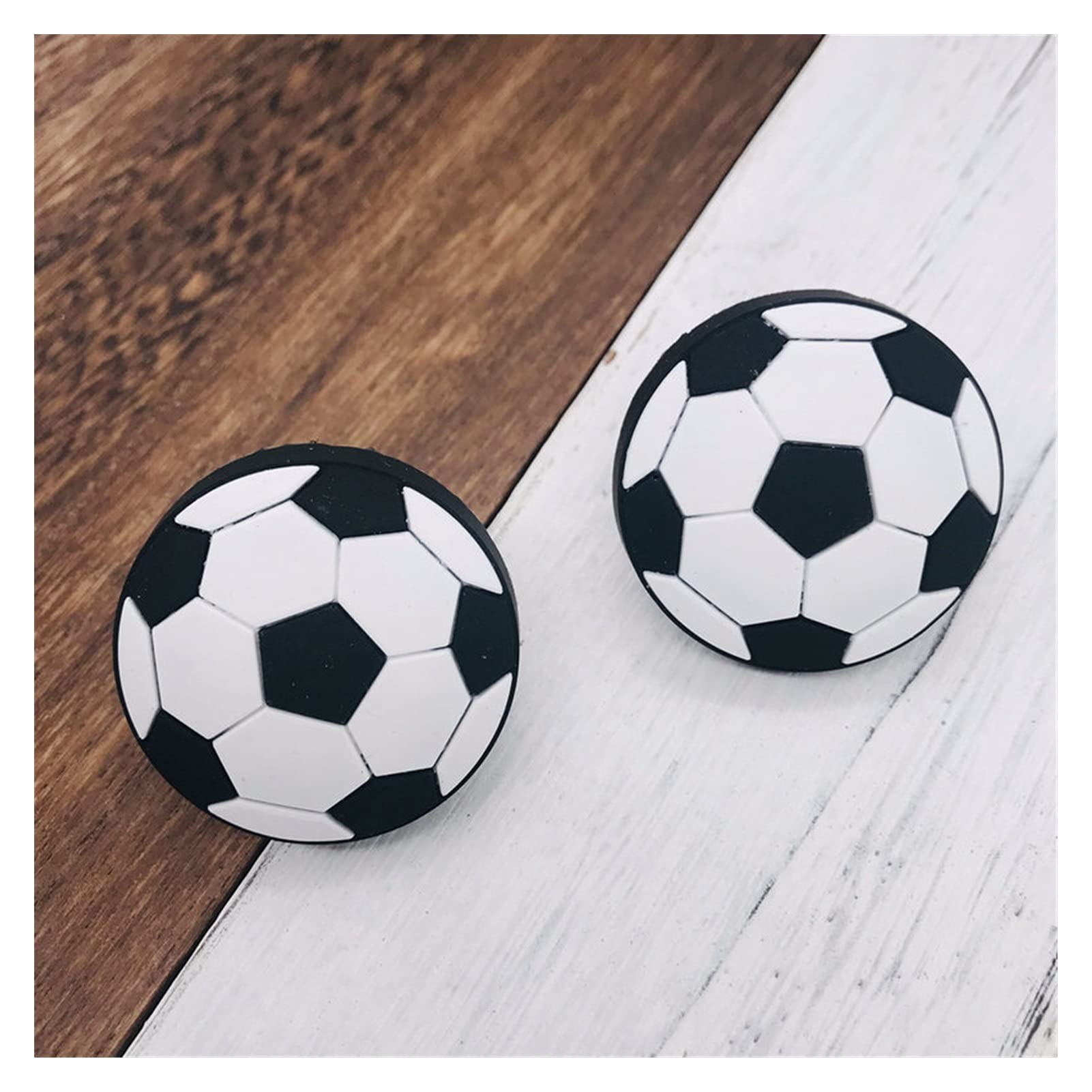 Poignée porte football en caoutchouc souple antichoc pour chambre enfant